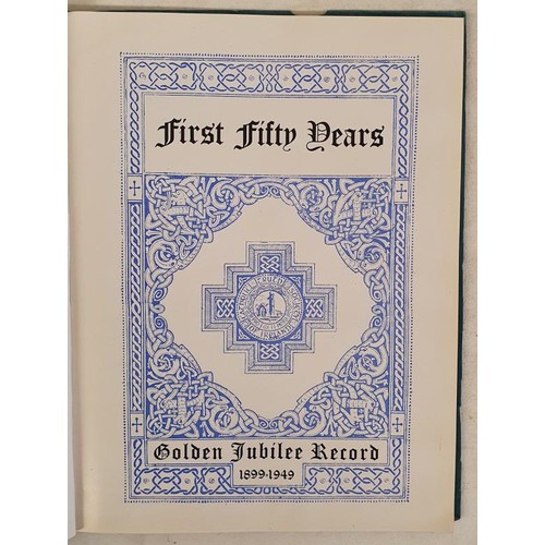 69 - Catholic Truth Society First Fifty Years Golden Jubilee Record 1899-1949. Large format decorative wr... 