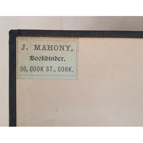 89 - Public Characters, Vol 111, 1800-1801, Dublin 1801; Shop tag of J. Mahoney Bookbinder 36 Cook St Cor... 