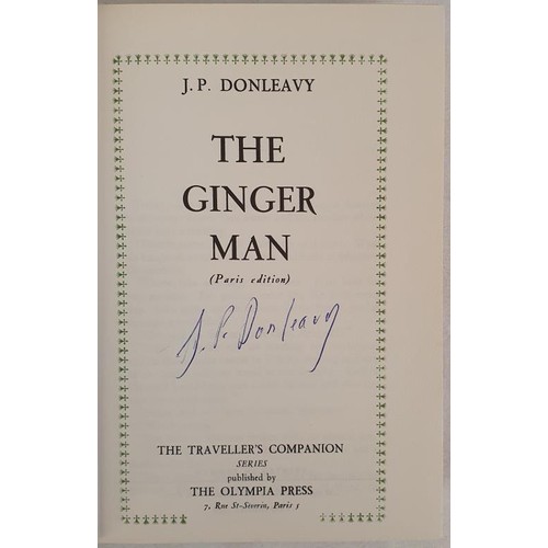 91 - JP Donleavy: The Ginger Man: The Olympia Press, Paris: 1958. First Edition, First Printing Hardback ... 