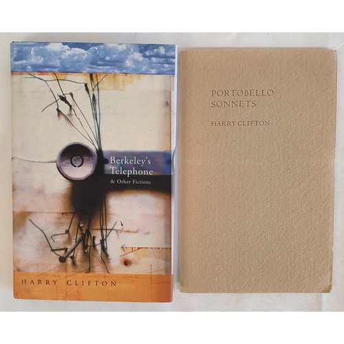 110 - Harry Clifton – Portobello Sonnets, published by Tuskar Rock Press 2014. Limited edition signe... 