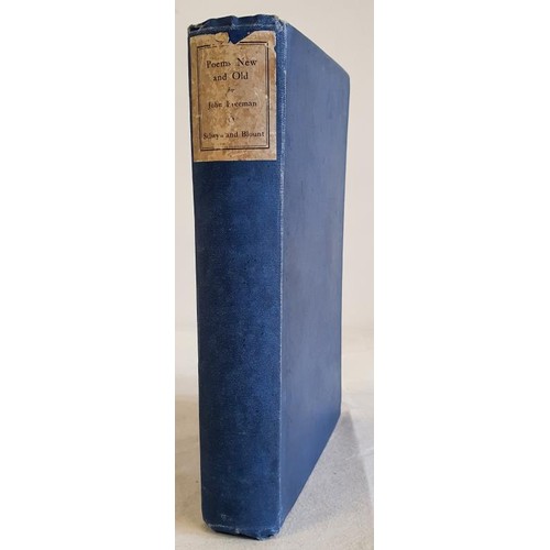 119 - John Freeman J (Geoffrey Phibbs related) - Poems: New and Old, published 1920. First UK Edition, Fir... 