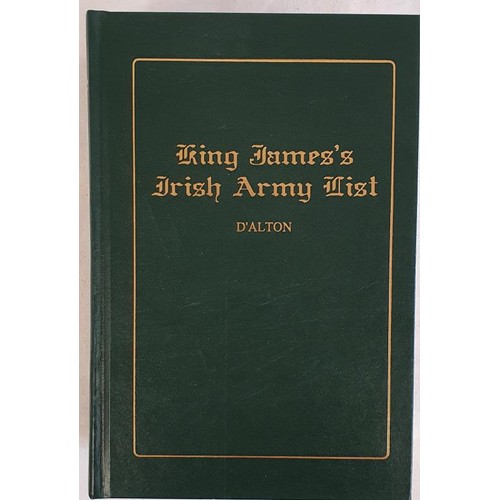 122 - Dalton, King’s James’s Irish Army List, 1689; new ed 1997, very thick 8vo of 982 pps; al... 