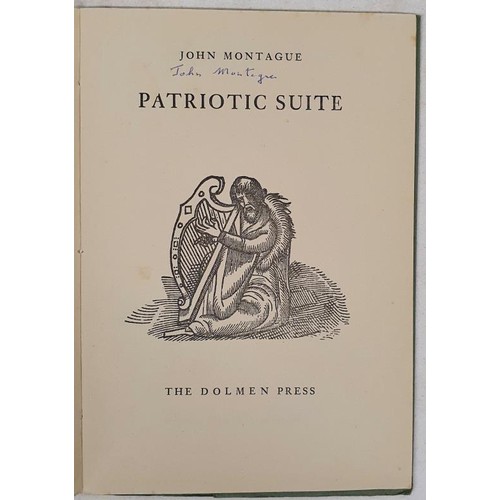 151 - John Montague; Patriotic Suite, signed first edition first print, Dolmen Press 1966