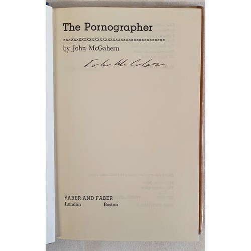 172 - John McGahern - The Pornographer, published 1979. First UK Edition, First Printing. Unread copy boun... 