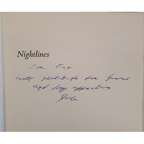 178 - John Mc Gahern: Nightlines: Faber & Faber: 1970 First Edition, First Printing in Very Good condi... 