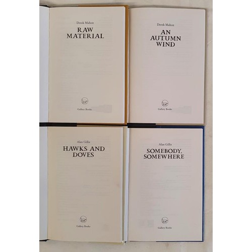 182 - Derek Mahon - Raw Material, published by The Gallery Press, 2011. First Edition, First Printing. An ... 