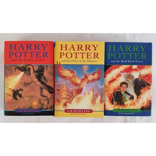 187 - J.K. Rowling – Harry Potter and the Goblet of Fire, published 2000. Potter and the Order of th... 