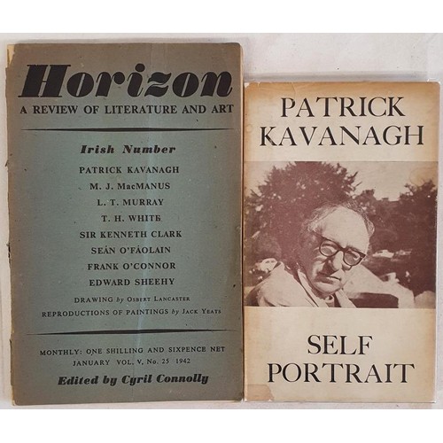 263 - Patrick Kavanagh: Self Portrait: Dolmen Press: 1964 Hardback edition in very good condition. Horizon... 