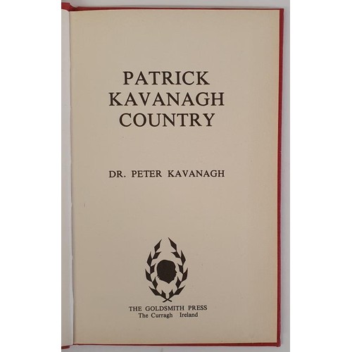 265 - Peter Kavanagh [Foreword by Patrick Kavanagh] - Patrick Kavanagh Country, published by The Goldsmith... 