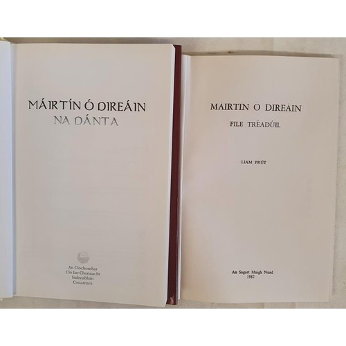 280 - Mairtín Ó Direáin Eoghan O HAnluain (Editor) - Mairtin O Direain: NA DANTA, pub... 