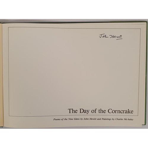 308 - John Hewitt - The Day of the Corncrake: Poems of the Nine Glens, published by The Glens of Antrim Hi... 