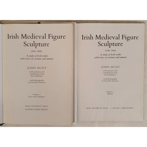 332 - Irish Medieval Figure Sculpture 1200-1600. A study of Irish tombs with notes on costume and armour. ... 