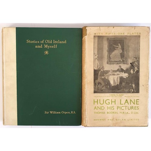 341 - Sir William Orpen. Stories of Old Ireland and Myself. 1924. 1st. Illustrated and Thomas Bodkin. Hugh... 