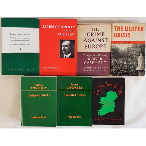 346 - Irish Interest: James Connolly Collected Works 2 Vol set; The Crime Against Europe by Roger Casement... 