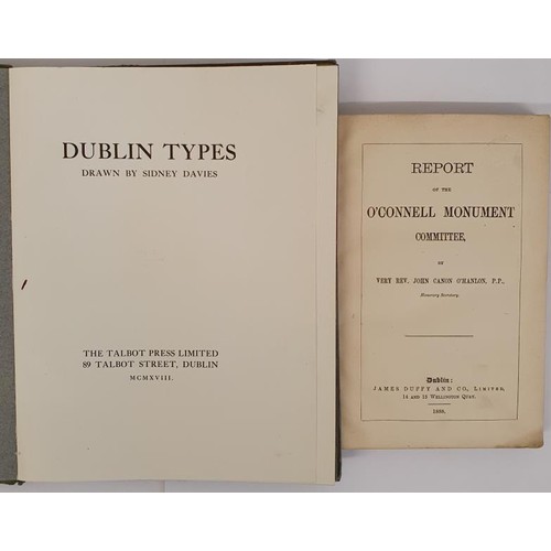 377 - Rev. John Canon O'Hanlon. Report of the O'Connell Monument Committee. Dublin 1888. Original printed ... 