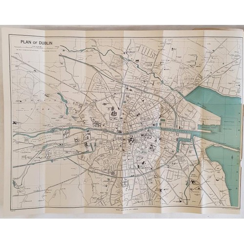 379 - Dublin, Kingstown, Bray, Boyne Valley Guide. Ward-Lock. Folding maps and illustrations; The Scandina... 