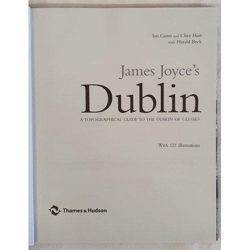 384 - James Joyce's Dublin: A Topographical Guide to the Dublin of Ulysses - Ian Gunn & Clive Hart, pu... 