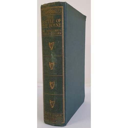 392 - D. C. Boulger. The Battles of the Boyne. 1911. 1st Illustrated. Original green cloth