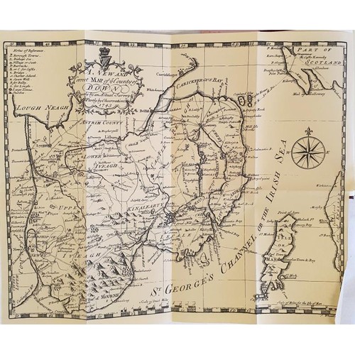 413 - Ancient and Present State of County Down by Walter Harris. 1977. Folding map; Statistical Survey of ... 