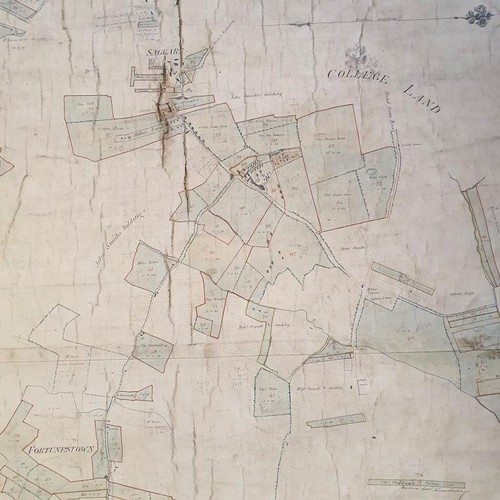 423 - Map of Part of the Lands of Saggart in the County of Dublin the property of Patrick E Byrne Esq by J... 