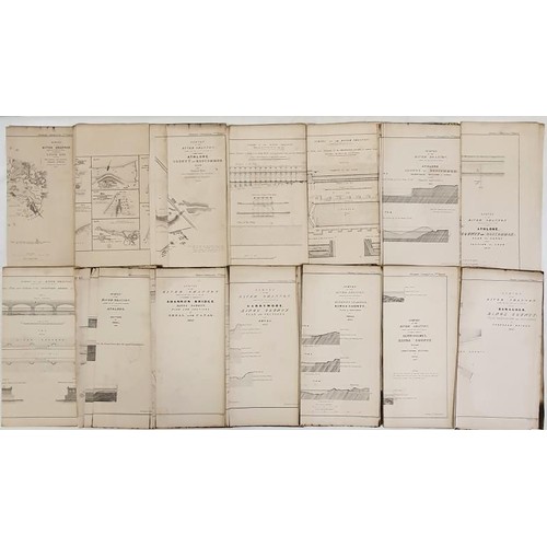 426 - Survey of the River Shannon. Shannon Commissioners. 1837. Lough Ree Sailing Courses; Athlone Plan of... 