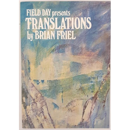 438 - Irish Theatre: Programme of Translations by Brian Friel presented by Field Day Theatre Company, 1980... 