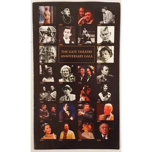 440 - Irish Theatre: The Gate Theatre Anniversary Gala Programme, 2008. SIGNED by Brian Friel, Michael Cog... 