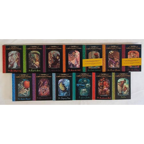 444 - A Series of Unfortunate Events: complete set of 13 books - by Lemony Snicket. All are first UK editi... 