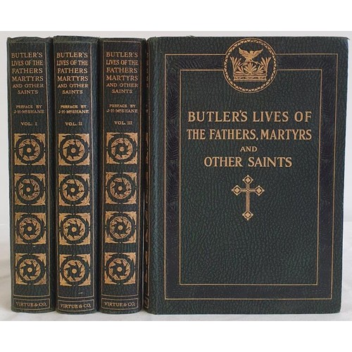 446 - The Lives of The Fathers,Martyrs and other principal Saints by Rev. Alban Butler 4 Volumes complete,... 