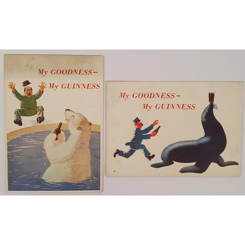 456 - Guinness Dublin. 1952. Illustrated and with 2 early unused Guinness coloured post cards inserted and... 