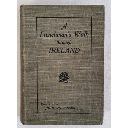 458 - A Frenchman's walk through Ireland, 1796-7 - Translated from the French of De Latocnaye, by John Ste... 