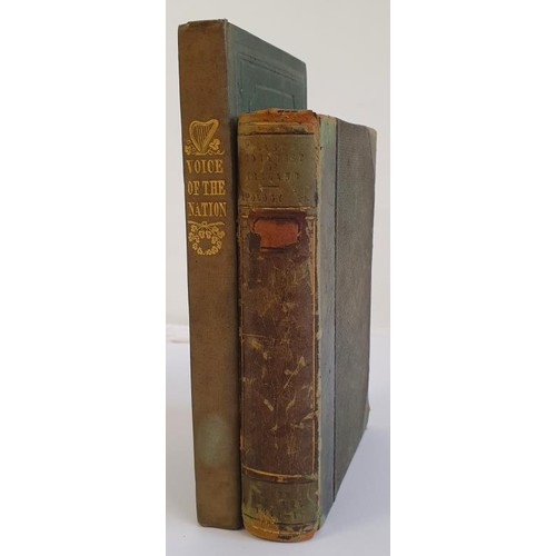 461 - The Voice of the Nation - A Manual of Nationality by the writers of The Nation newspaper. 1844. Gilt... 