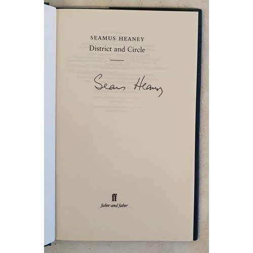 471 - Seamus Heaney – District & Circle, published, 2006. First UK Edition, First Print. Origina... 