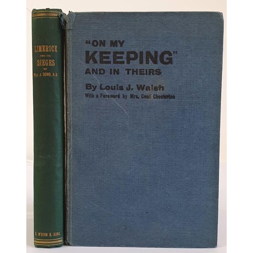 476 - Rev. James Dowd. Limerick and Its Sieges. 1890. 1st. Illustrated. Original green cloth and Louis J. ... 