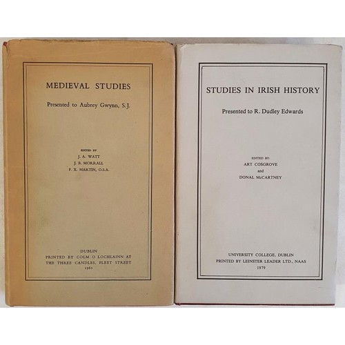 478 - Medieval Studies Presented to Aubrey Gwynn edited by Watt, Morrall and Martin. Three Candles Press. ... 