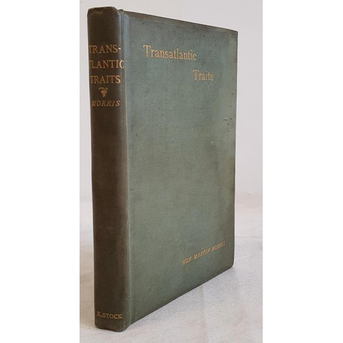 480 - Hon. Martin Morris - Transatlantic Traits, 1897. First UK Edition, First Printing. frontis, tissue g... 