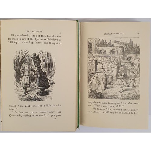 497 - Lewis Carroll. Through The Looking Glass. 1928 and Lewis Carroll. Alice's Adventures in Wonderland. ... 