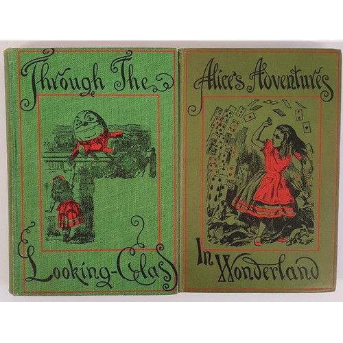 497 - Lewis Carroll. Through The Looking Glass. 1928 and Lewis Carroll. Alice's Adventures in Wonderland. ... 