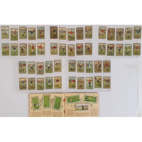 502 - Cigarette Cards - Association Football Club Colours (50) by Gallaher Ltd and Hints on Association Fo... 