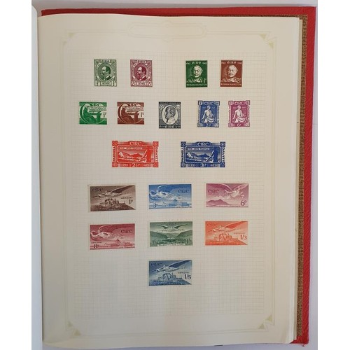 503 - Postage Stamp Album; Containing 20 pages of Irish Stamps the remainder World Interest