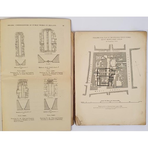 504 - Irish Interest: Remains of St Mary's Abbey Dublin. Their Explorations and Researches A D 1886, publi... 