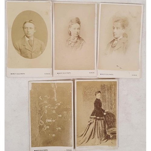 507 - Carte de visite from Dublin Photographers…1870s- 1890s from Lauder (6); Chancellor (10); Nort... 