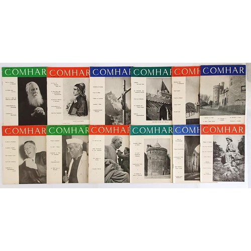 508 - Comhar magazine. Monthly Irish magazine for 1956; All twelve months for the year. Articles and featu... 