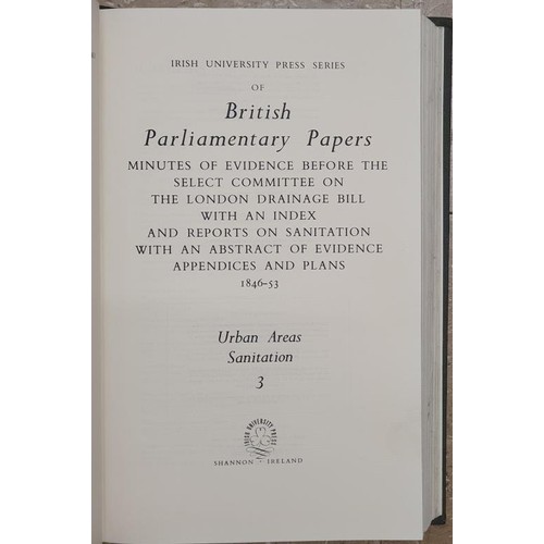 509 - British Parliamentary Papers: Urban Areas Water Supply 1 Sessions 1821-40; Urban Areas Planning 2 Se... 