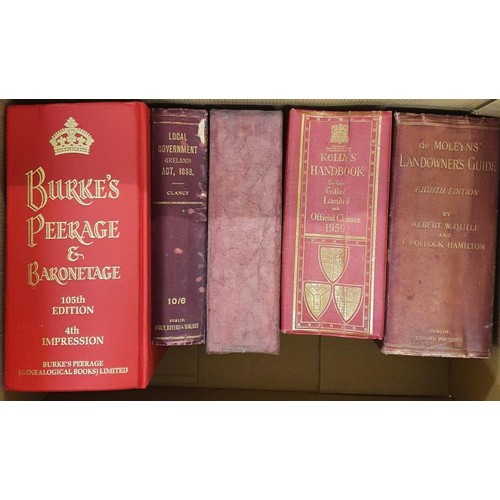 648 - Burke’s Peerage and Baronetage.; Kelly’s Handbook to the titled and landed and Official ... 