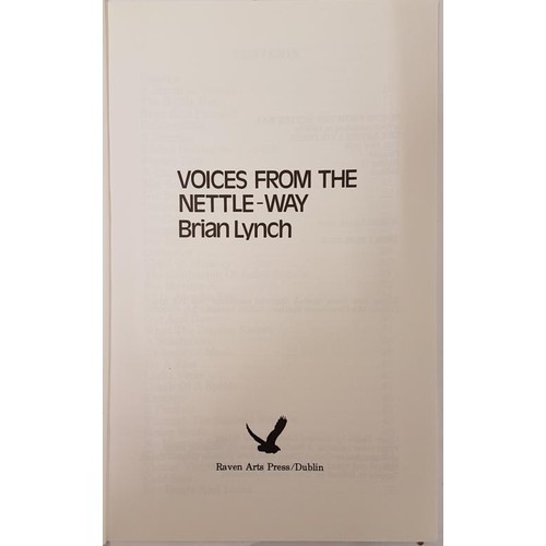 68 - Voices from the Nettle-Way by Brian Lynch. Signed by the Author with an inscription. PB