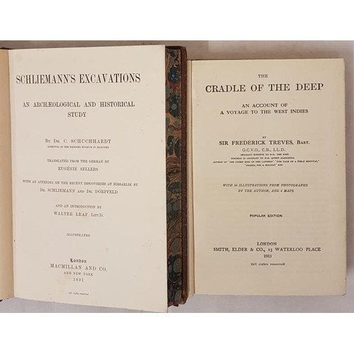 87 - Dr. C. Schuchhardt. Schliemann’s Excavations. 1891. 1st Folding maps etc.;  and Sir Frede... 