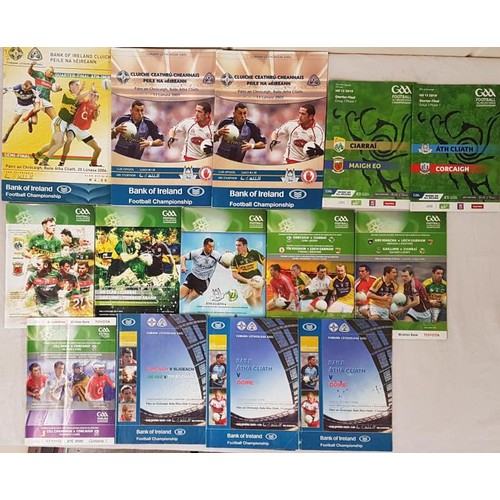 91 - All Ireland Senior Football Quarter Final Programmes - 2007-2019 (14)