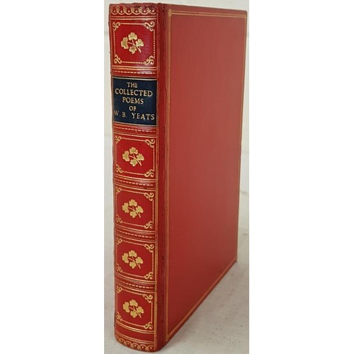 95 - Fine Bayntun-Riviere Binding Yeats, W.B. The Collected Poems of W.B. Yeats. London: Macmillan, 1958.... 