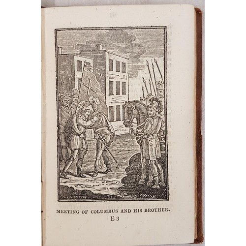 97 - [Columbus, Christopher] Discovery of America, by Christopher Columbus. Illustrated with woodcuts. Du... 